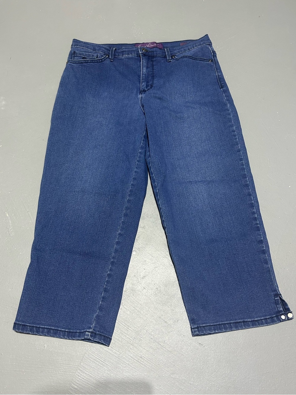 Gloria Vanderbilt Amanda Denim Capri Pants (Women’s Size 8)